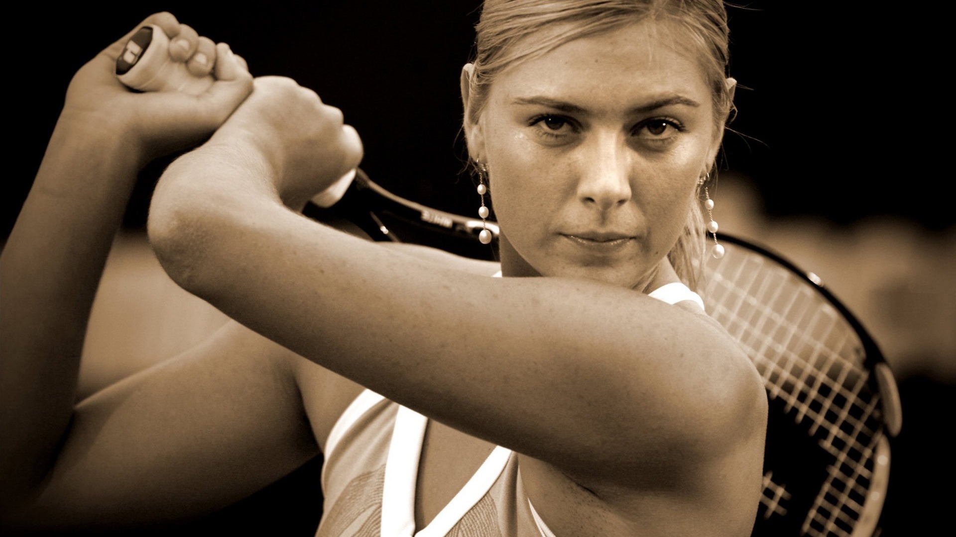 Maria Sharapova Tennis Racket Wallpaper HD Imagebank Biz