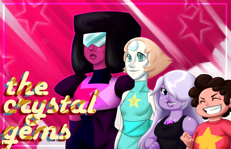 The Crystal Gems Steven Universe By Mess Anime Artist