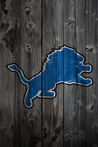 Detroit Lions Wood iPhone Background Photo Sharing