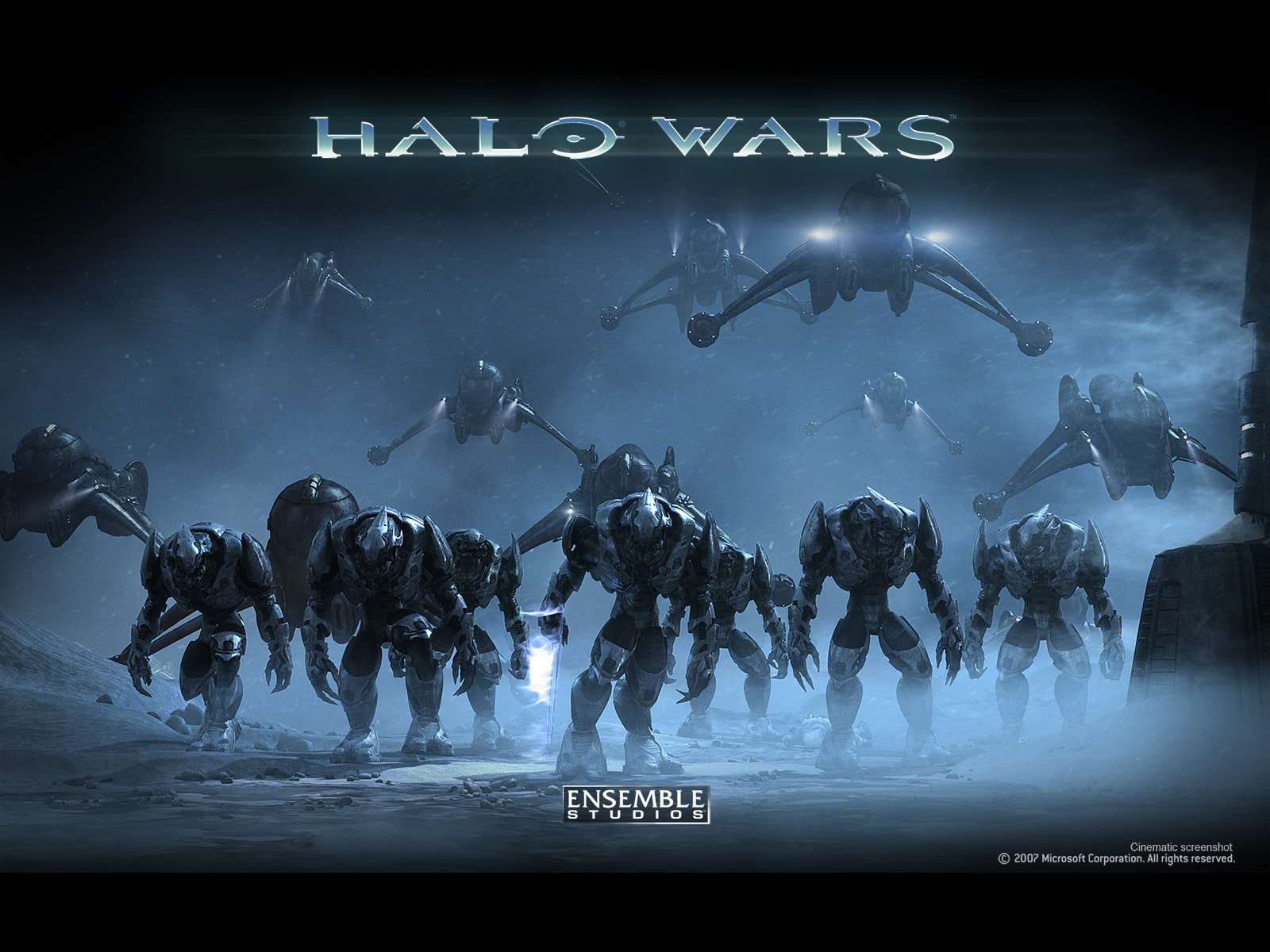 Official Halo Wars Wallpaper 4   Xbox 360 Wallpaper   Xbox 360