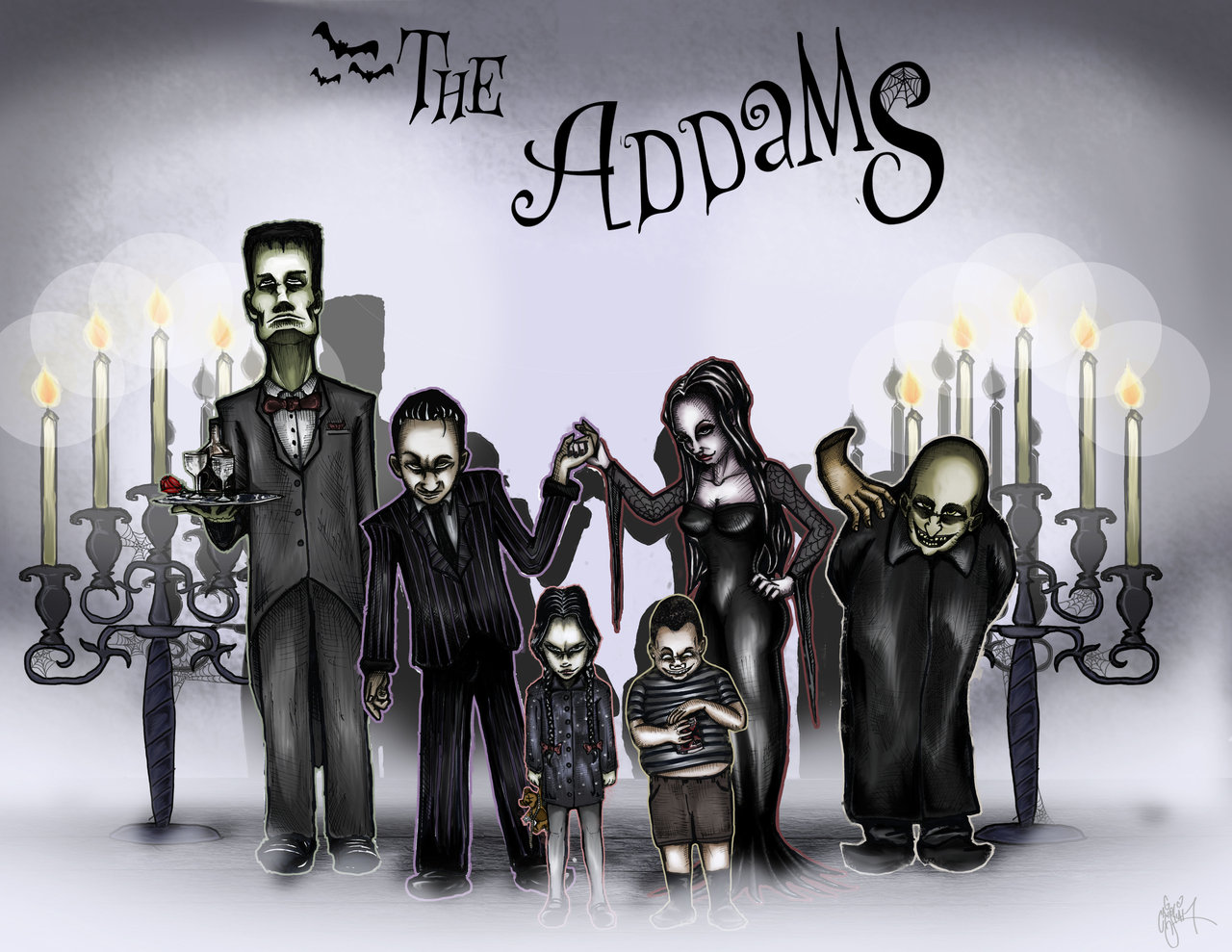 The Addams Family by ArtSpansTime on