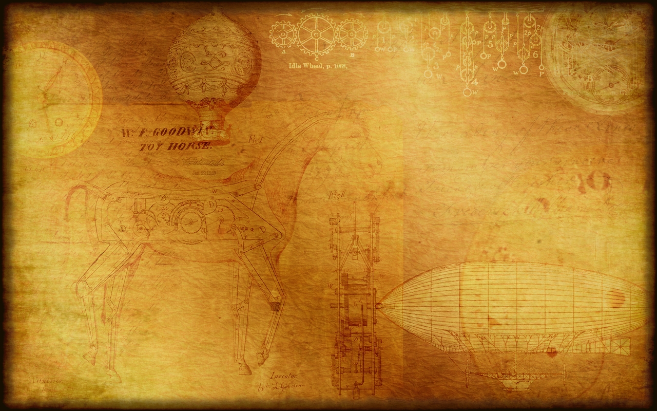 Steampunk Wallpaper Background A Photo On Iver