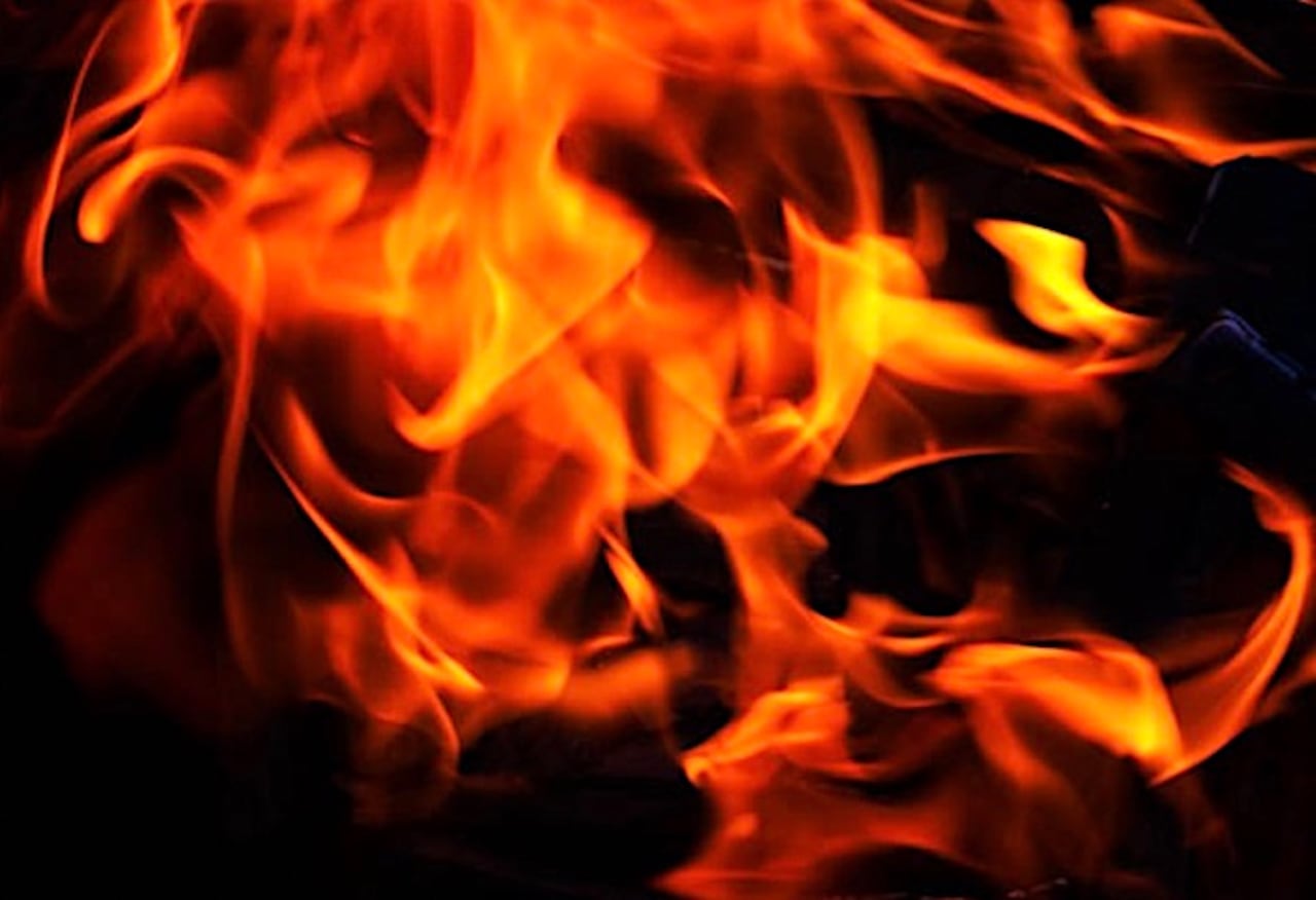 Fire Destroys Wallpaper