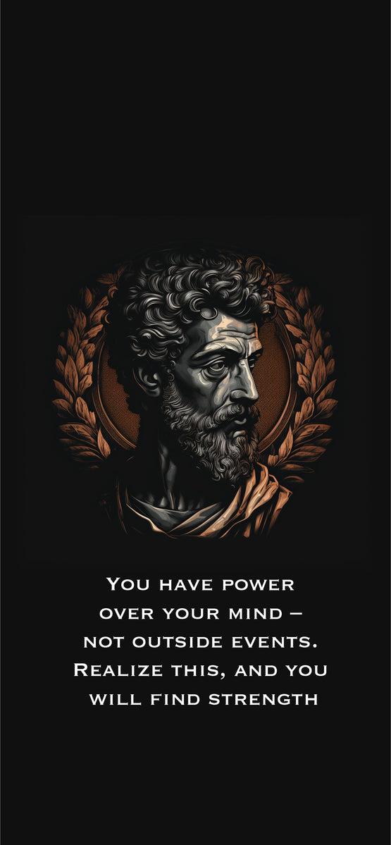 Marcus Aurelius iPhone Wallpaper You Have Power Over Your Mind