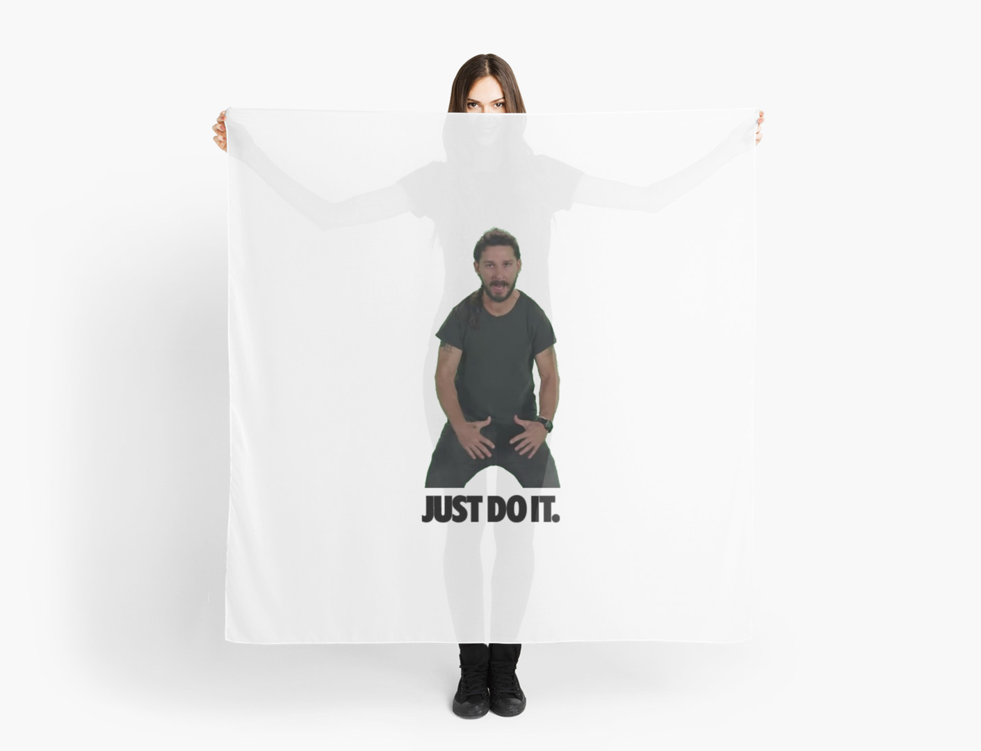 Shia Labeouf Just Do It Scarves By Derp234