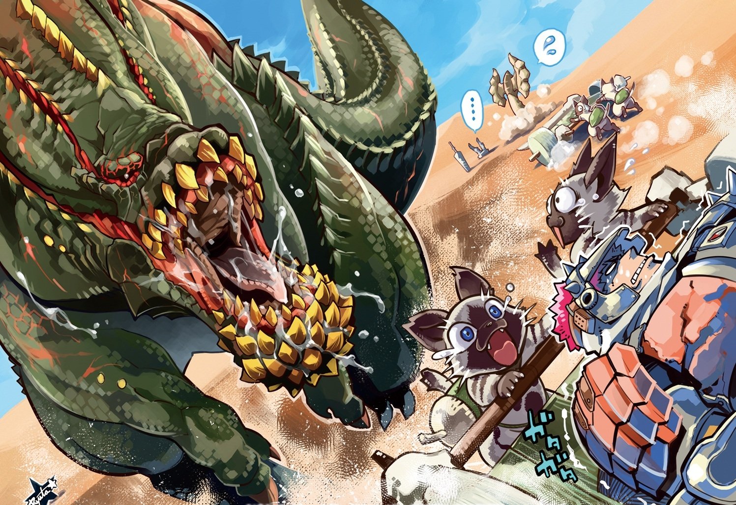 Deviljho Monster Hunter HD Wallpaper Background Image