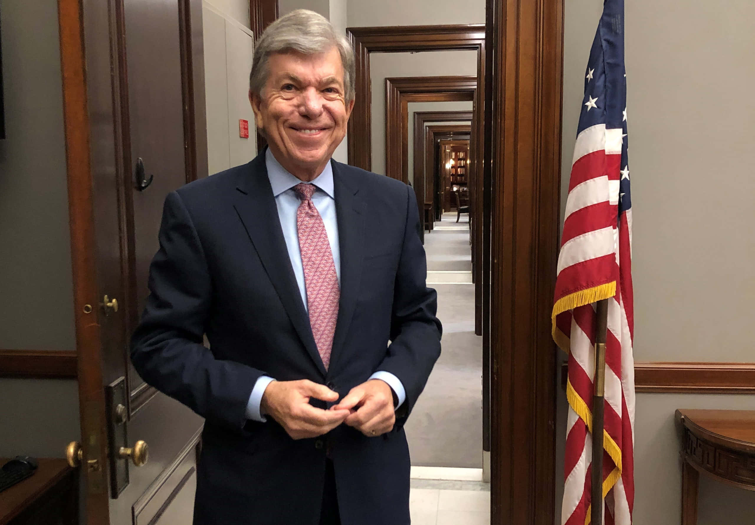 Roy Blunt By A Door Wallpaper