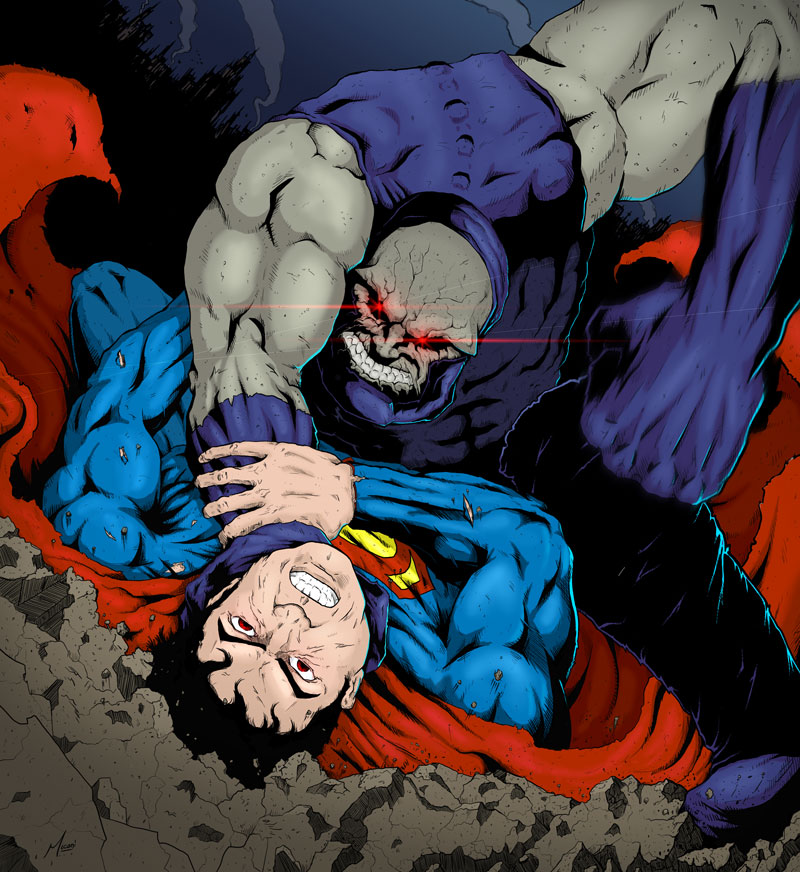 Superman Vs Darkseid Colors By Adammiconi