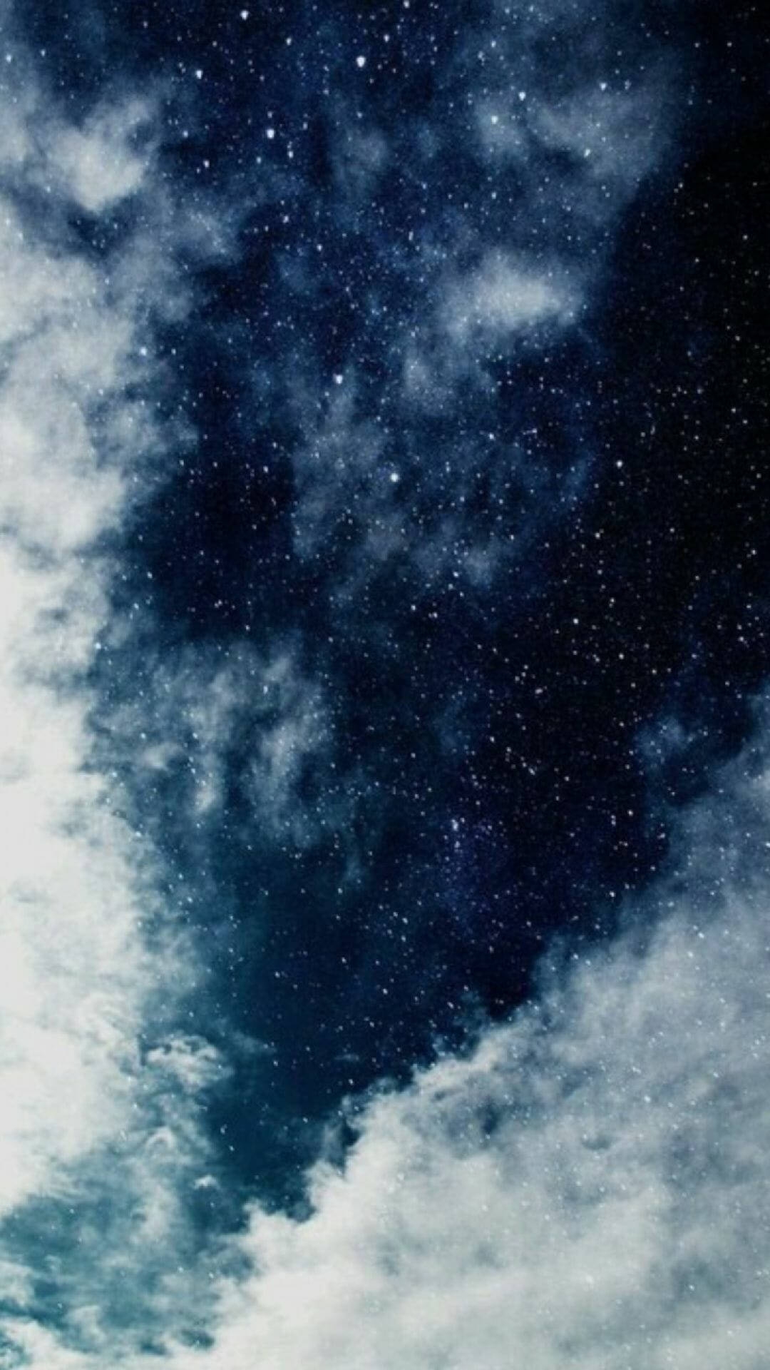 Dark Blue iPhone Wallpaper