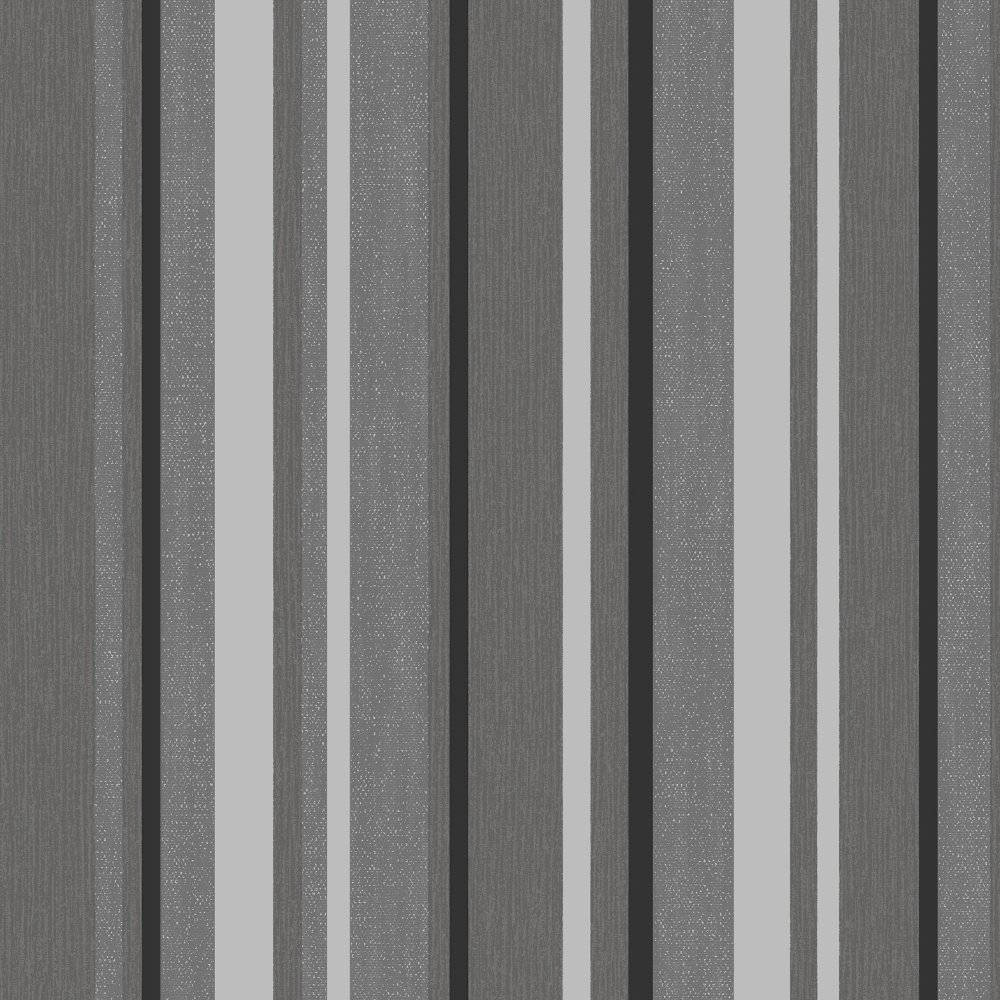 Direct Wallpaper Striped Textured Blown Vinyl Metallic Stripe