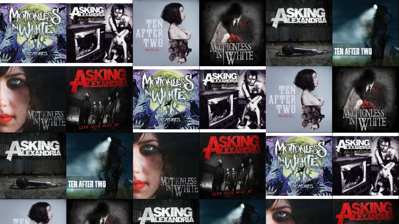 Motionless In White Creatures Asking Alexandria Reckless Wallpaper