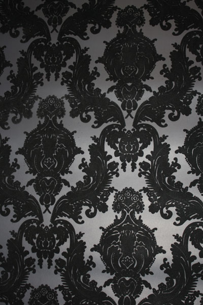 The Standard Print For Velvet Wallpaper And A Variation Of One I