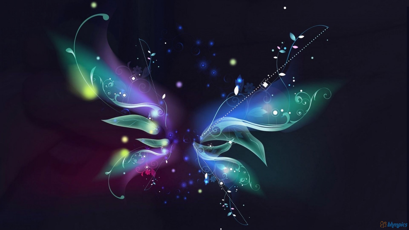 Butterfly Abstract HD Wallpaper Res