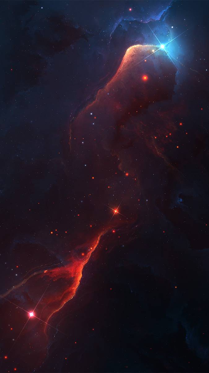 Dark Galaxy iPhone Wallpaper