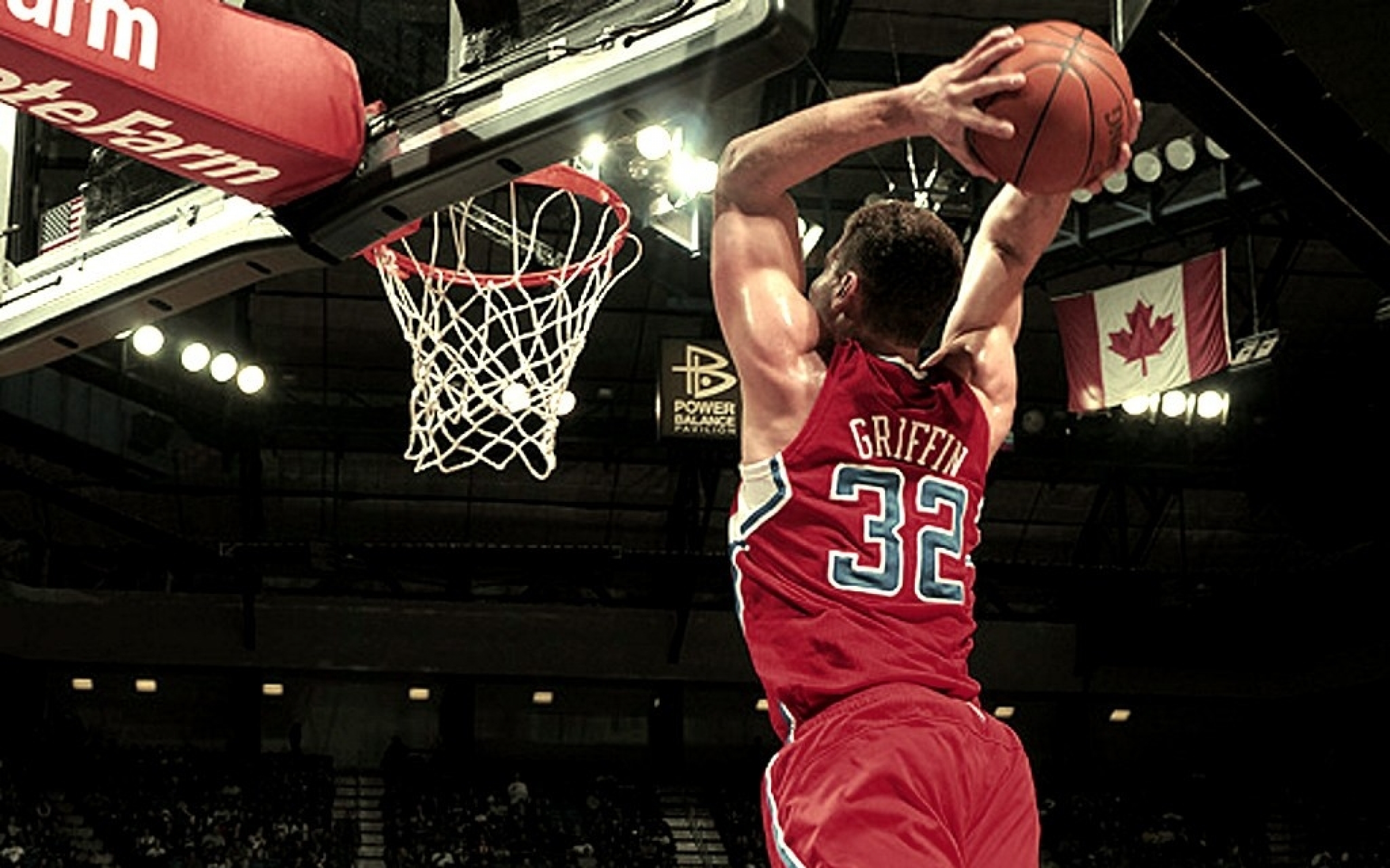 Sports Nba Basketball Athletes Blake Griffin Los Angeles Clippers Dunk