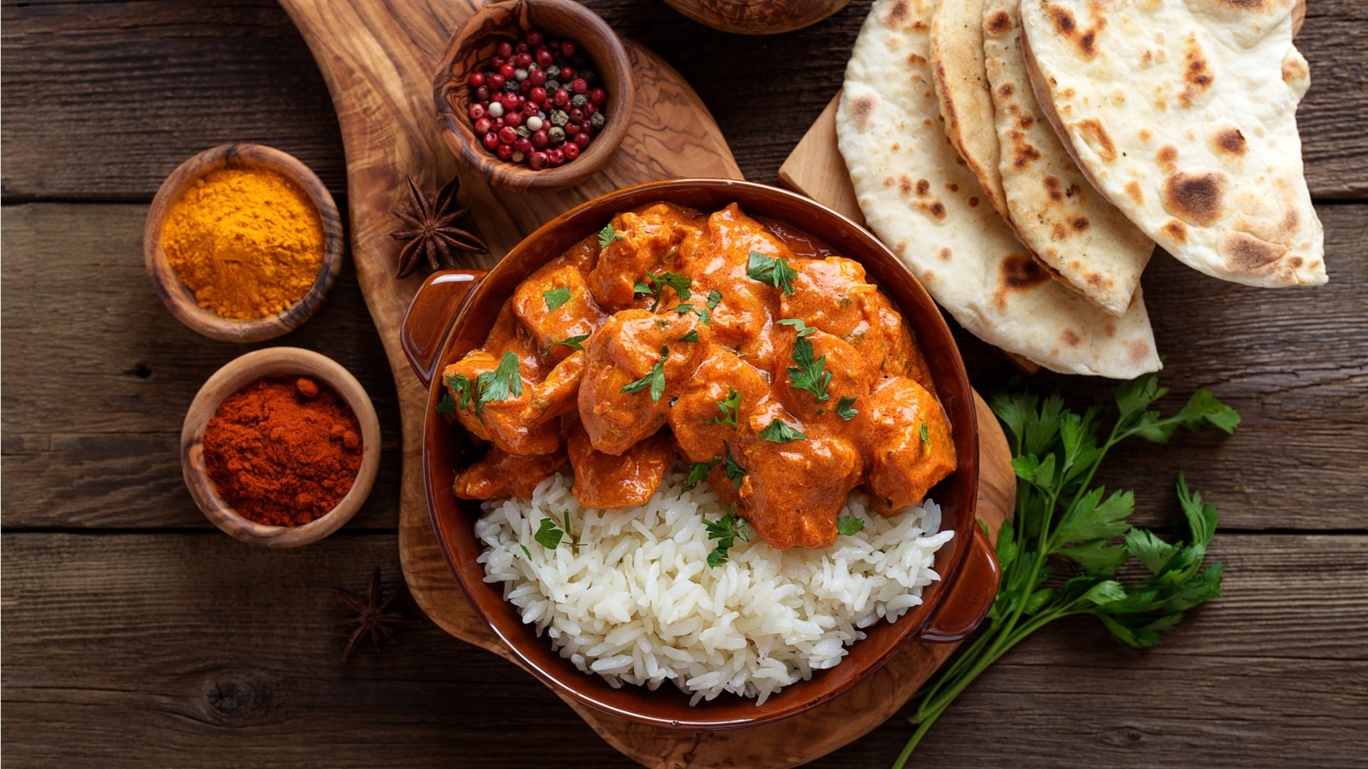Still Life Rice Meat Food Meal HD Wallpaper
