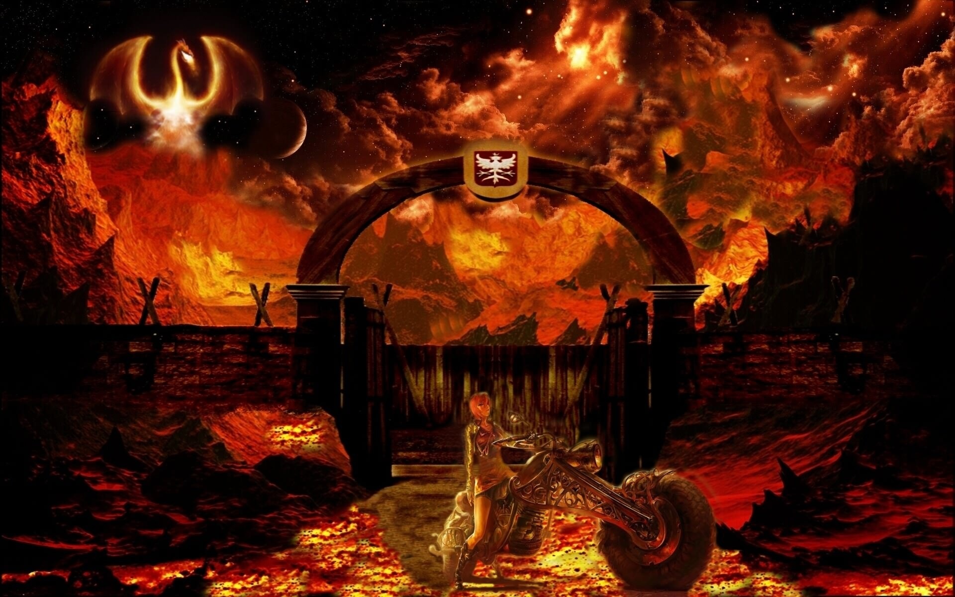 Hell Rider HD Wallpaper Background