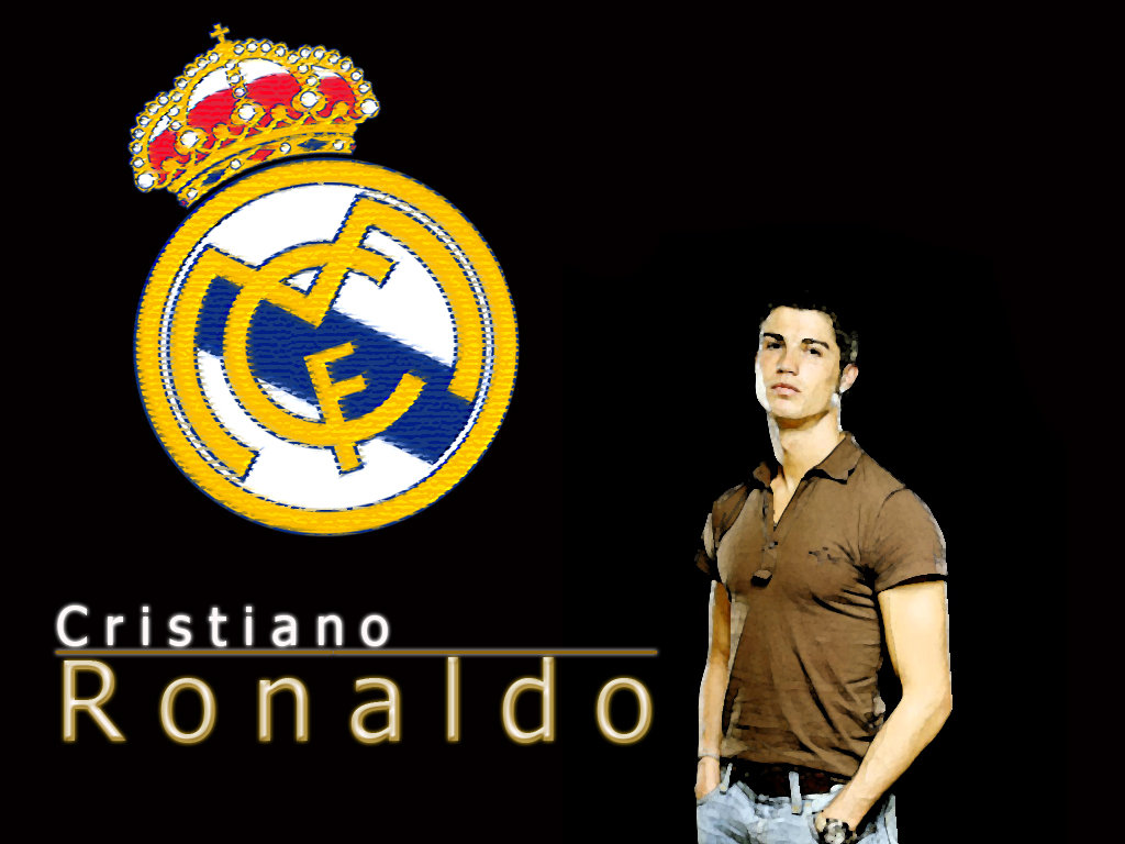 Cristiano Ronaldo Real Madrid Wallpaper Logo