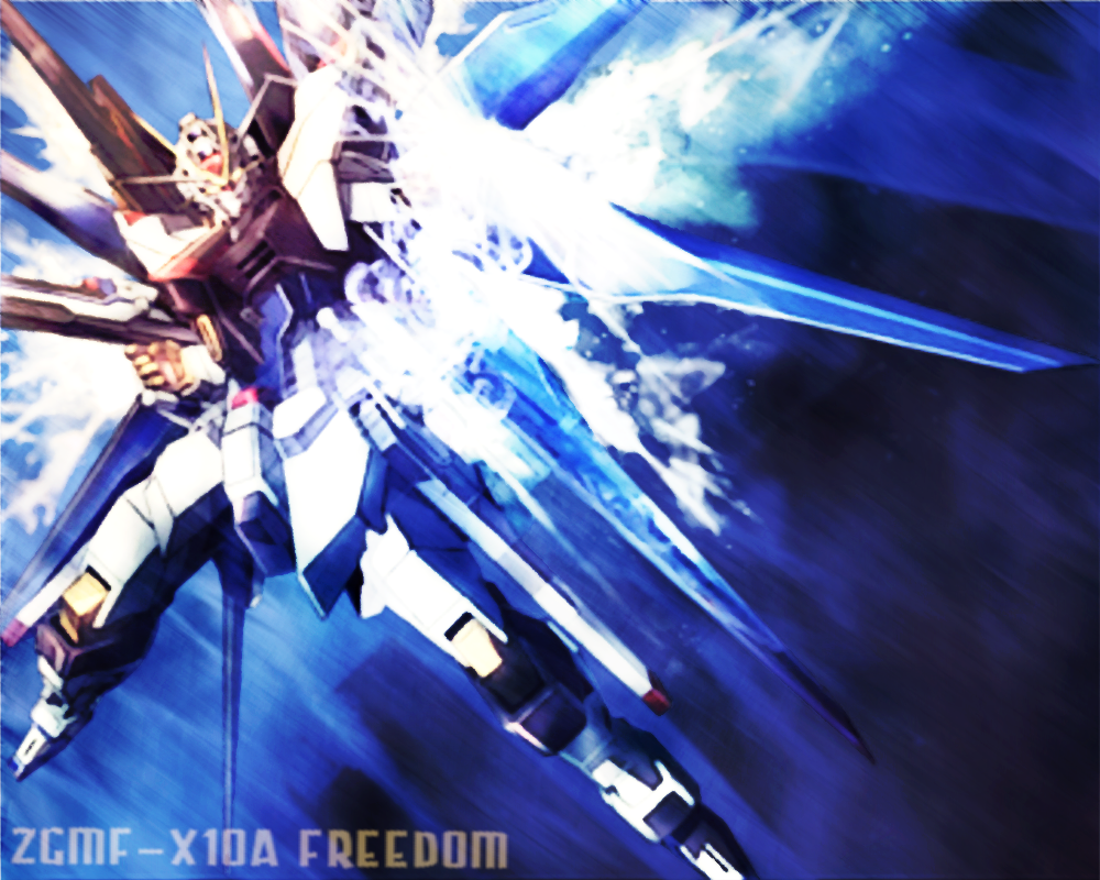 ZGMF X10A Freedom Gundam Wallpaper by DARKLORDMOKEYMOKEY on