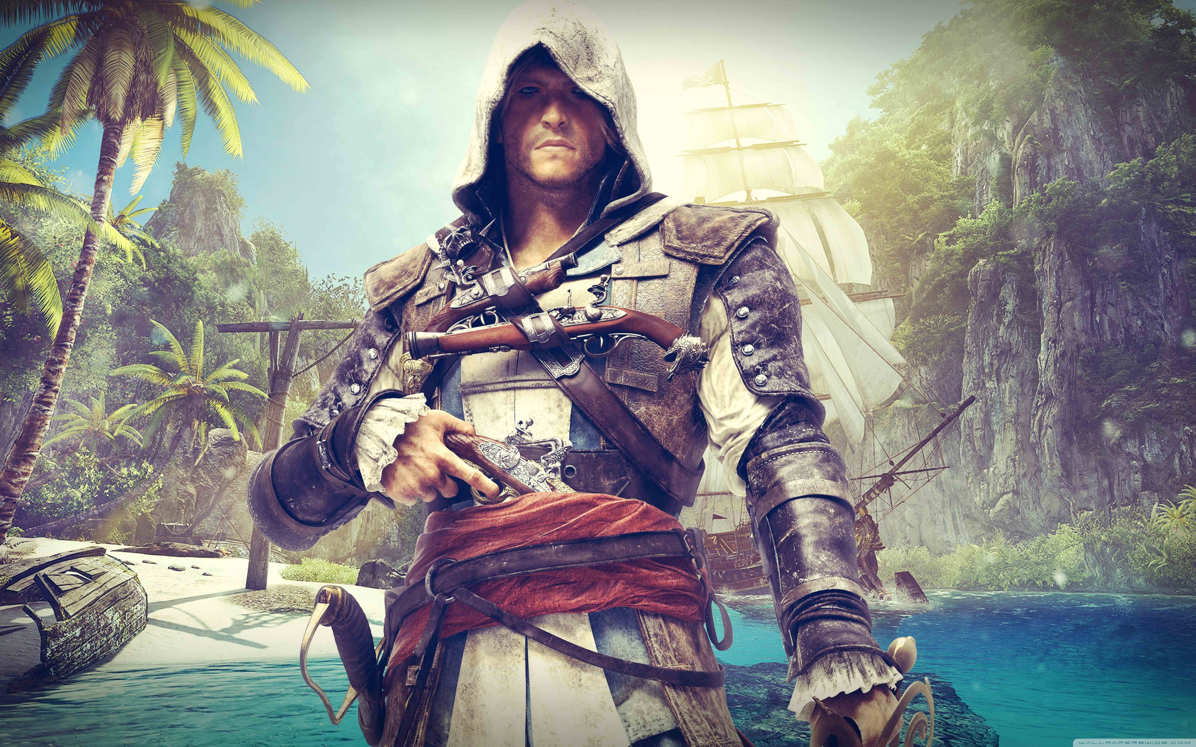 Assassins Creed Black Flag 4K HD Desktop Wallpaper for 4K
