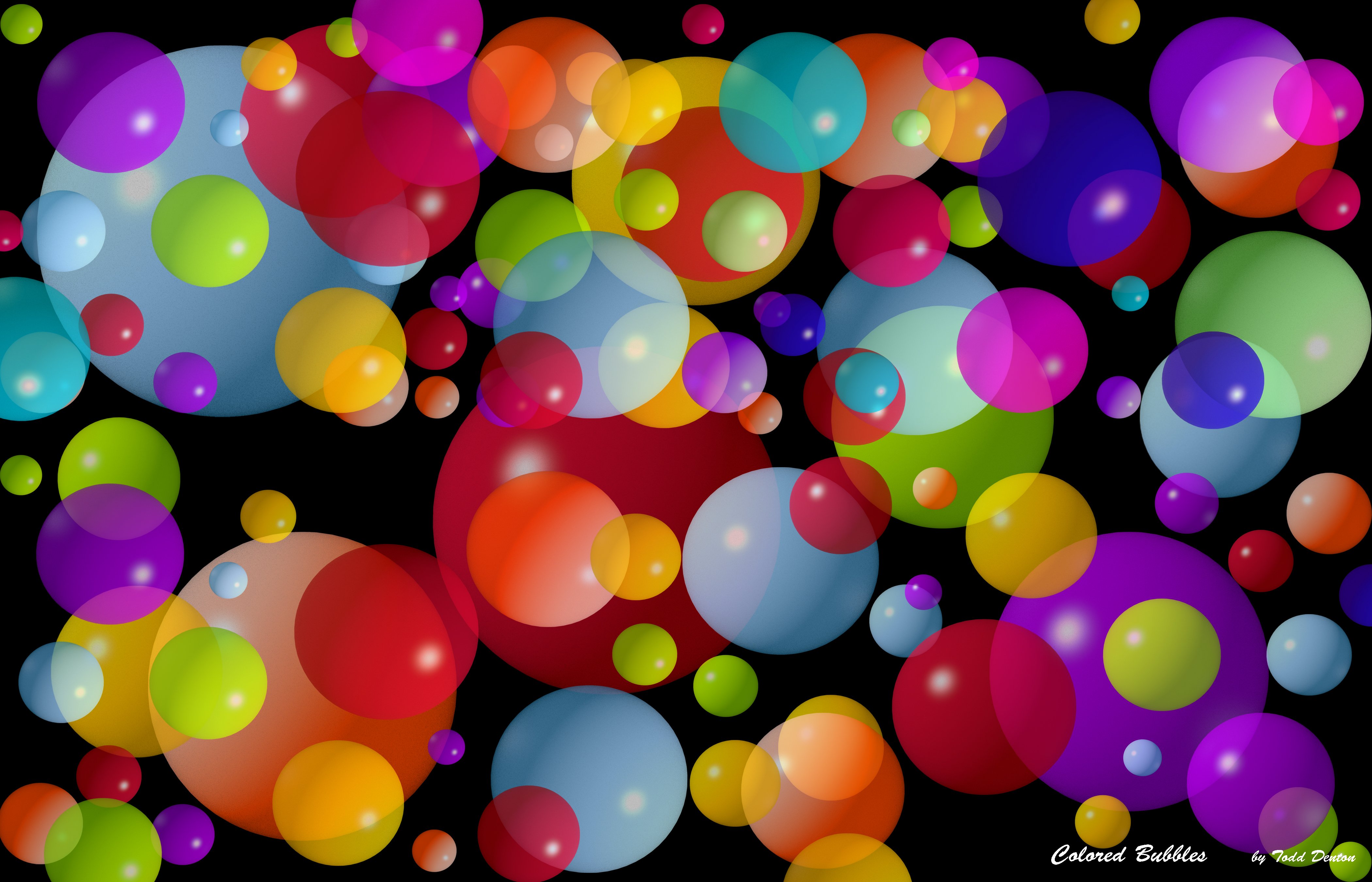 Colored Bubbles wallpaper   ForWallpapercom