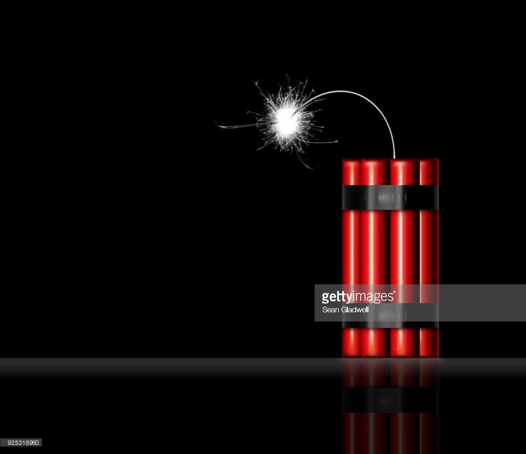 Free download Sticks of red dynamite illustration on black background