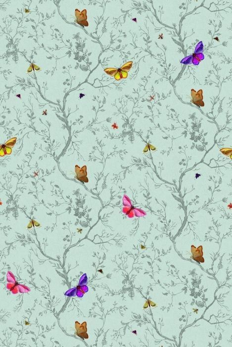 Butterflies Wallpaper butterfly wallpaper shabby Pinterest 469x700