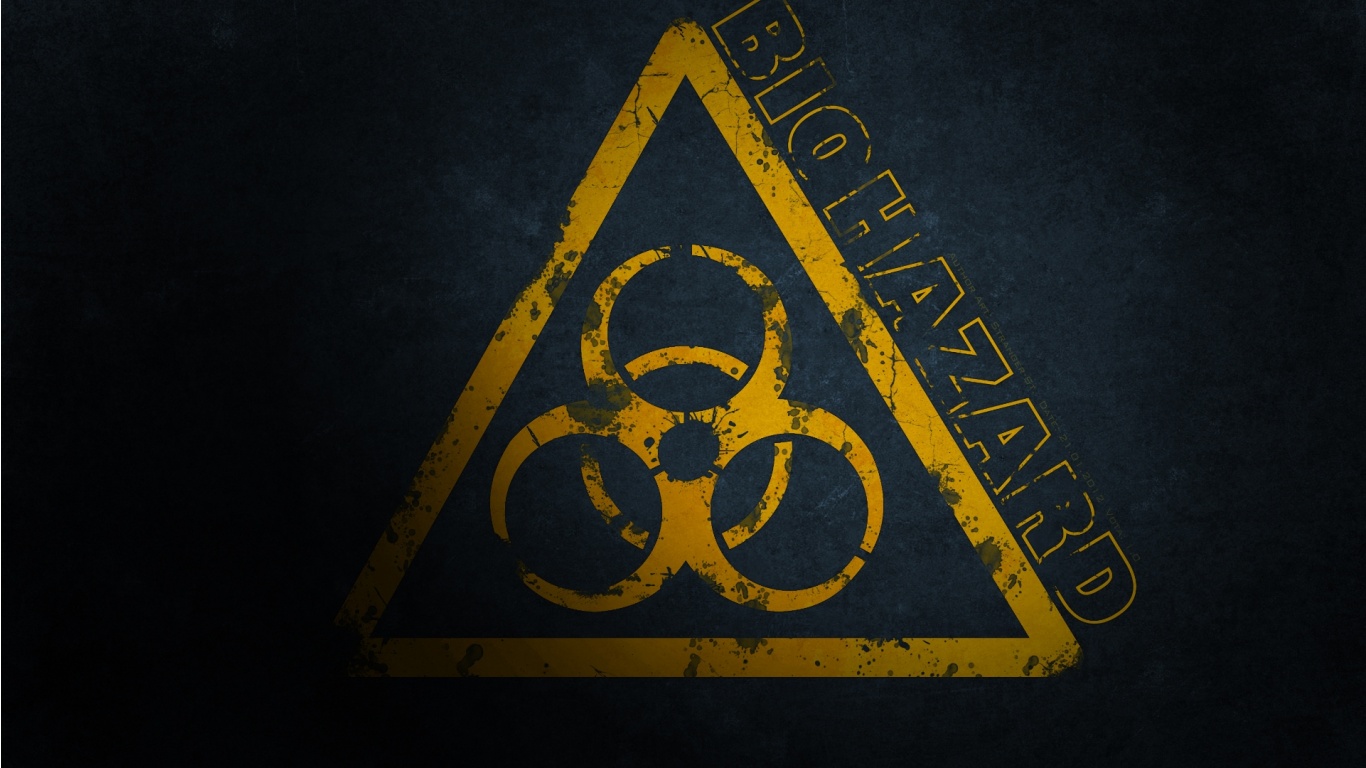 Biohazard Symbol Wallpaper Sign