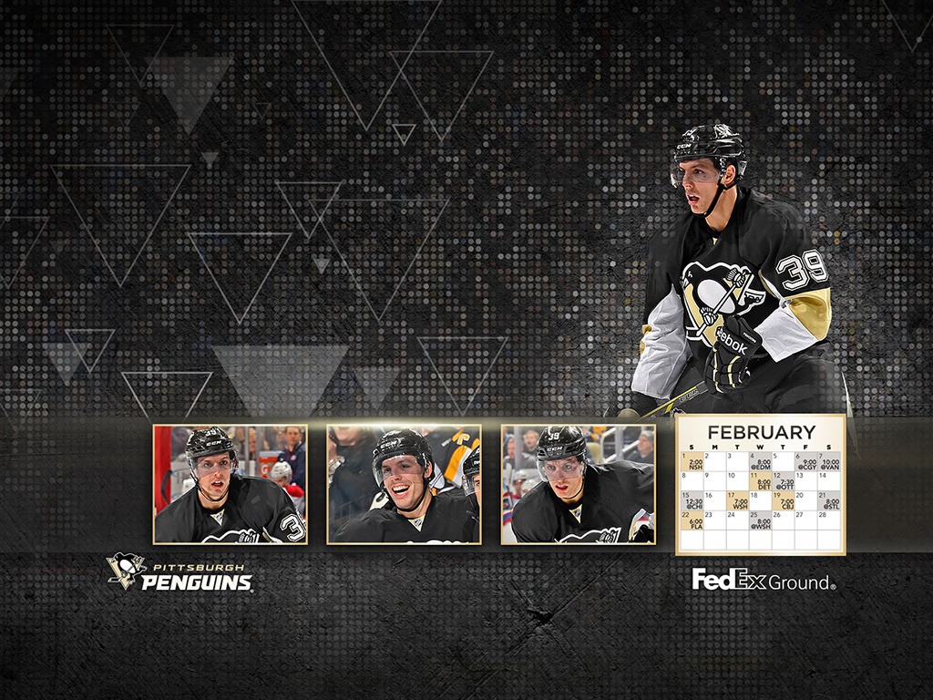 Pittsburgh Penguins Monthly Wallpaper February