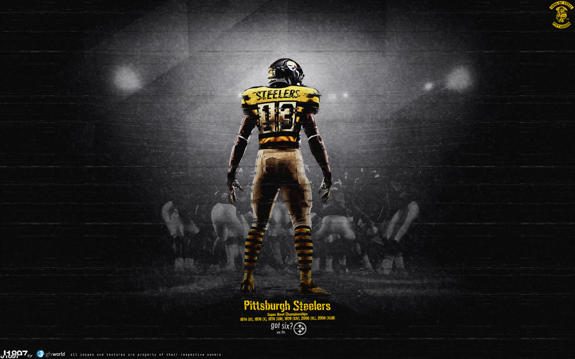 Pittsburgh Steelers By J1897 Customization Wallpaper People Groups