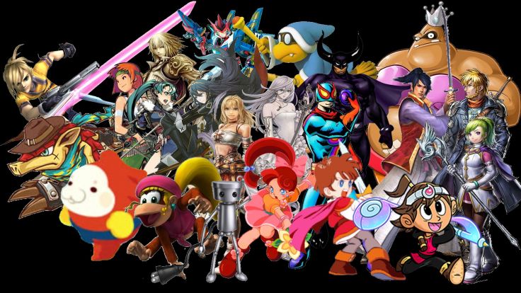 Super Smash Bros Nintendo Family Fighting Action Platform Wallpaper