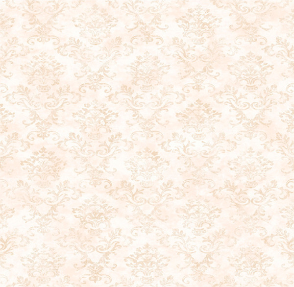 Pink Country Stencil Damask Wallpaper Swatch