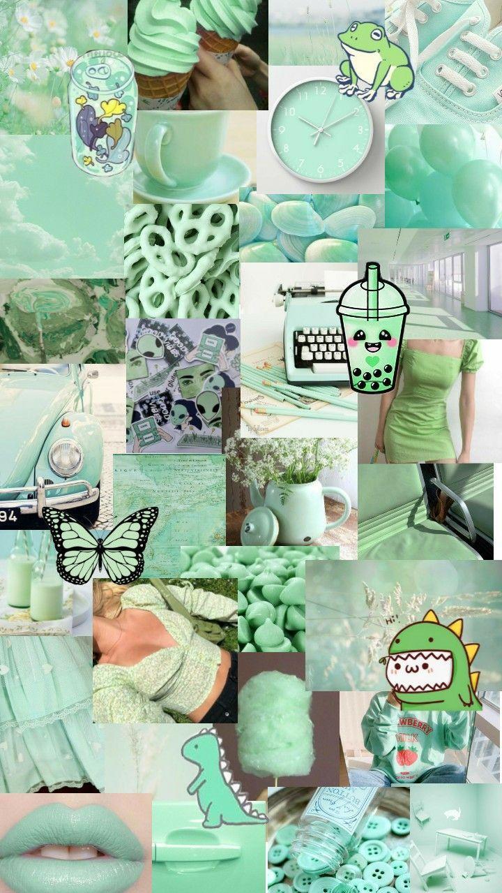 mint green aesthetic wallpaper aesthetic