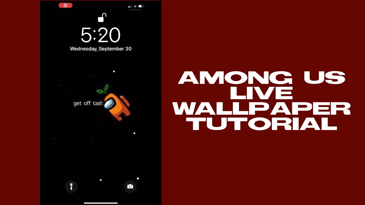 Among Us Live Wallpaper Tutorial Videostar