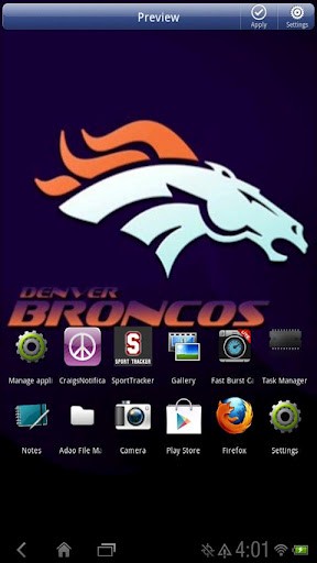 Bigger Broncos Live Wallpaper For Android Screenshot
