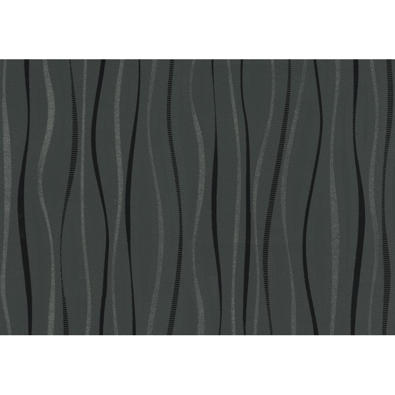 Home Velvet Ribbon Black Silver Stripe Wallpaper By Moda
