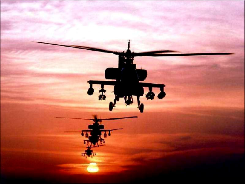 Helicopter Ah Apache Wallpaper Background