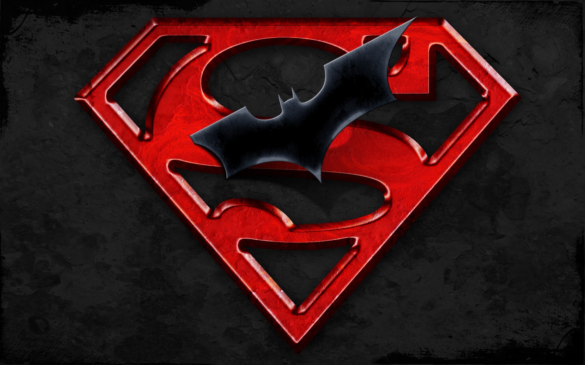 Superman Batman Logo HD Wallpaper Of