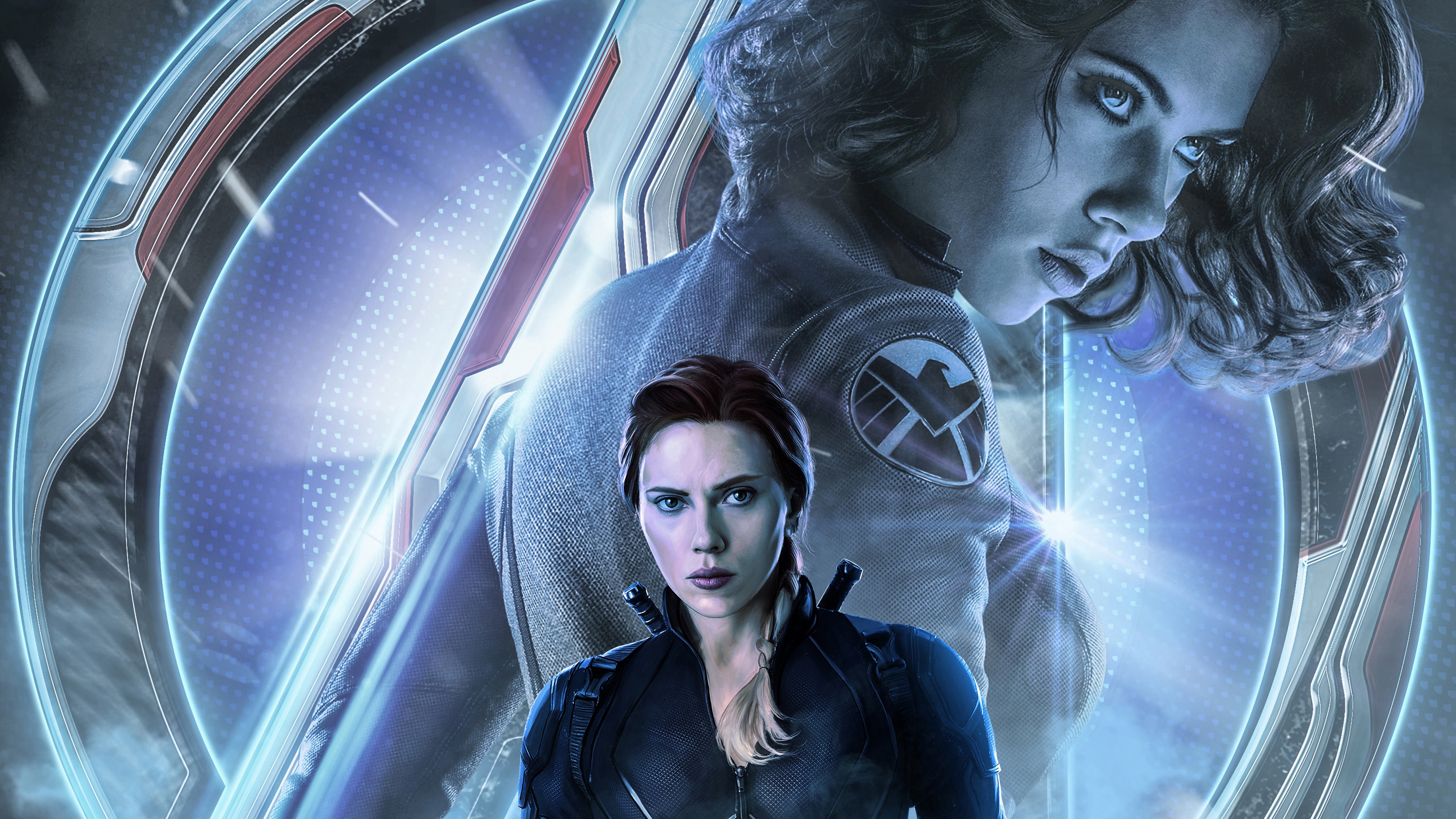 Avengers Endgame Black Widow Natasha Romanoff 4k Wallpaper