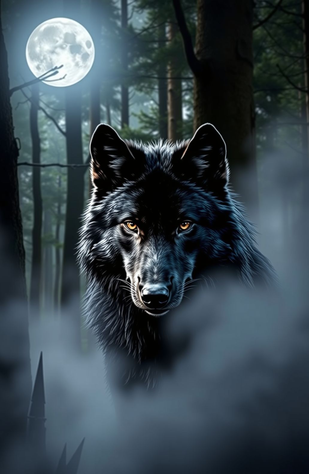 Black Wolf Wallpaper