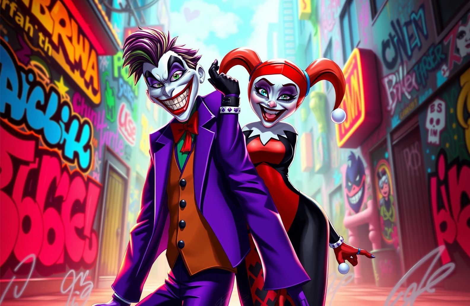 Joker And Harley Quinn Wallpaper