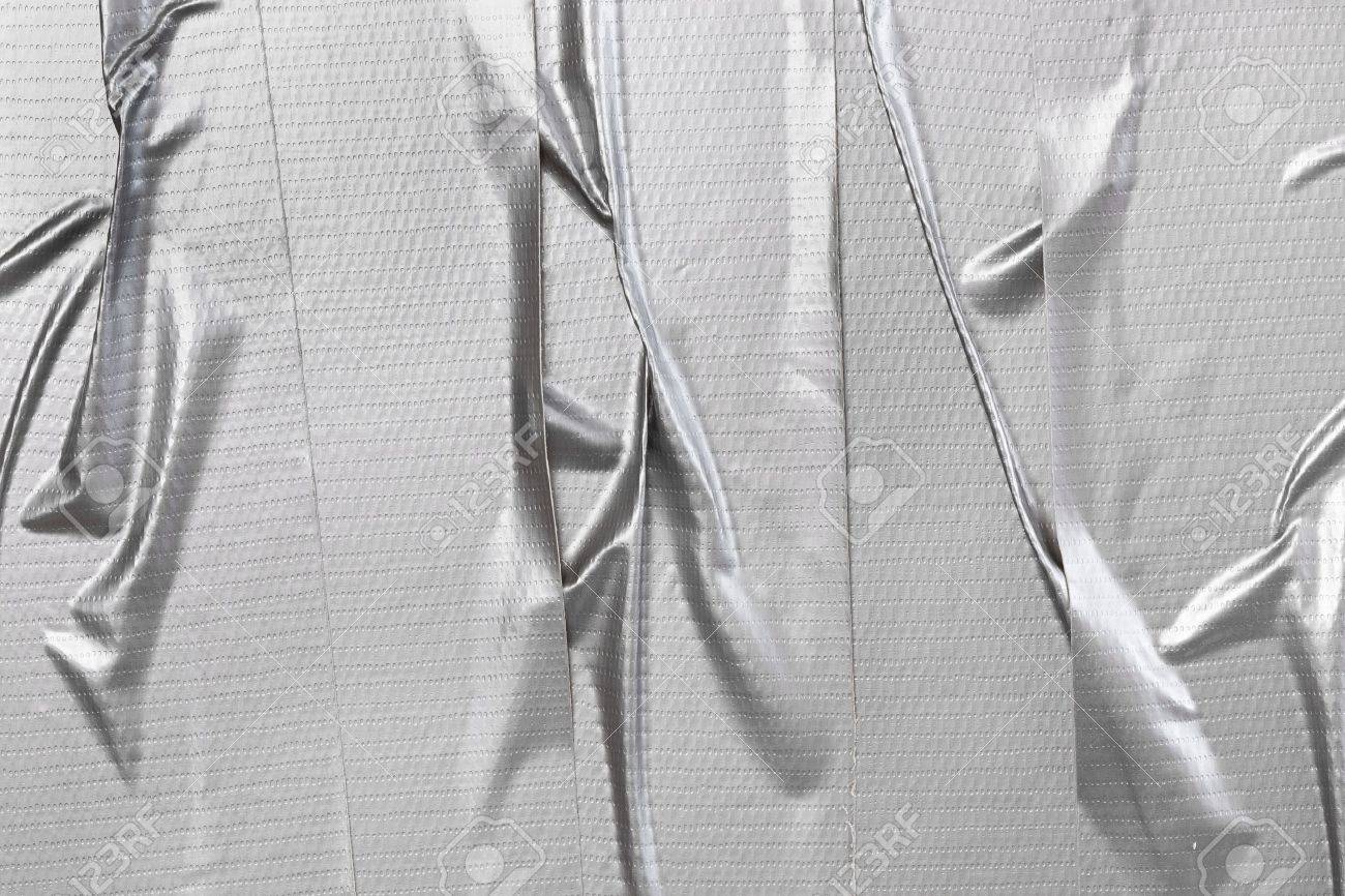 Silver Duct Tape On A White Background Stock Photo Picture And