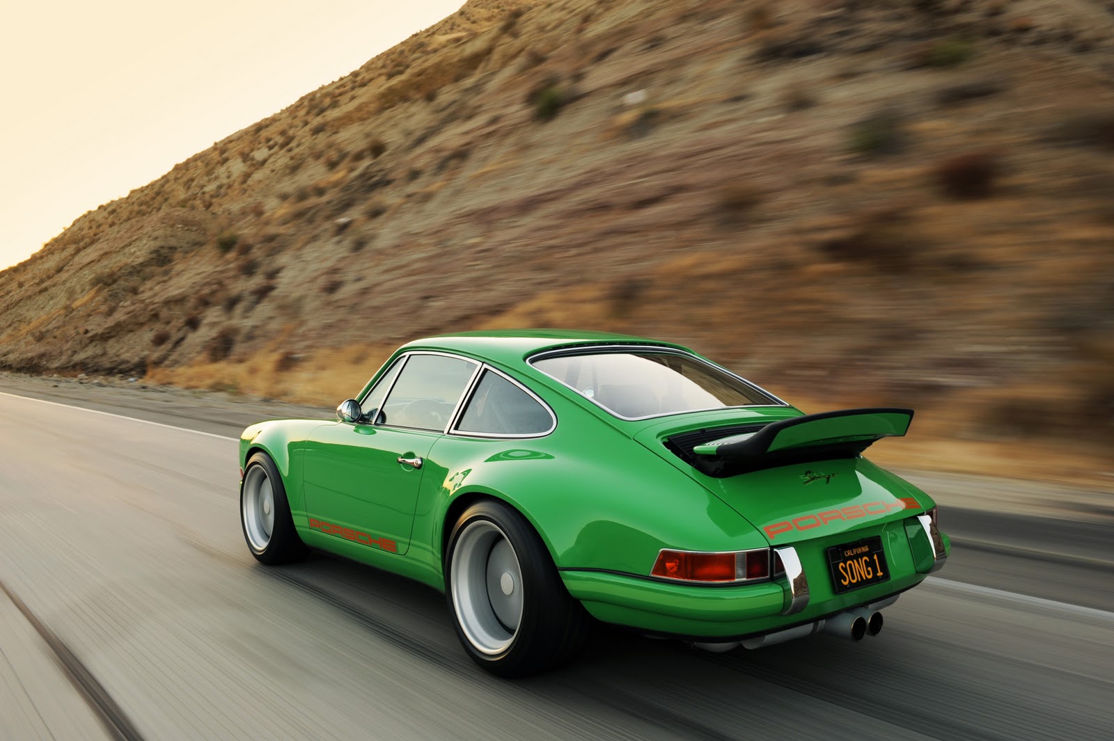 Classic Porsche Targa Green Wallpaper HD
