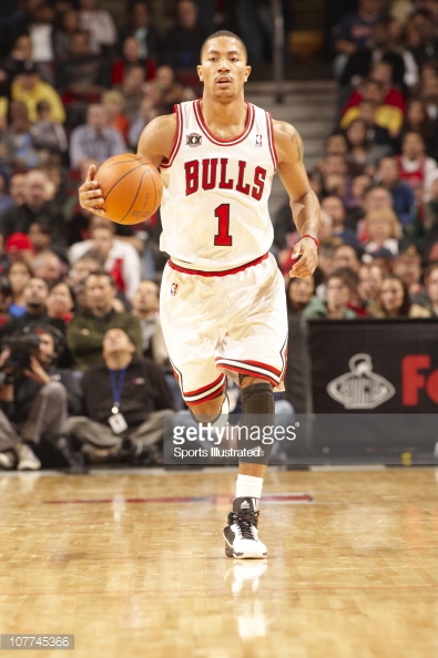 Chicago Bulls Derrick Rose In Action Vs Minnesota