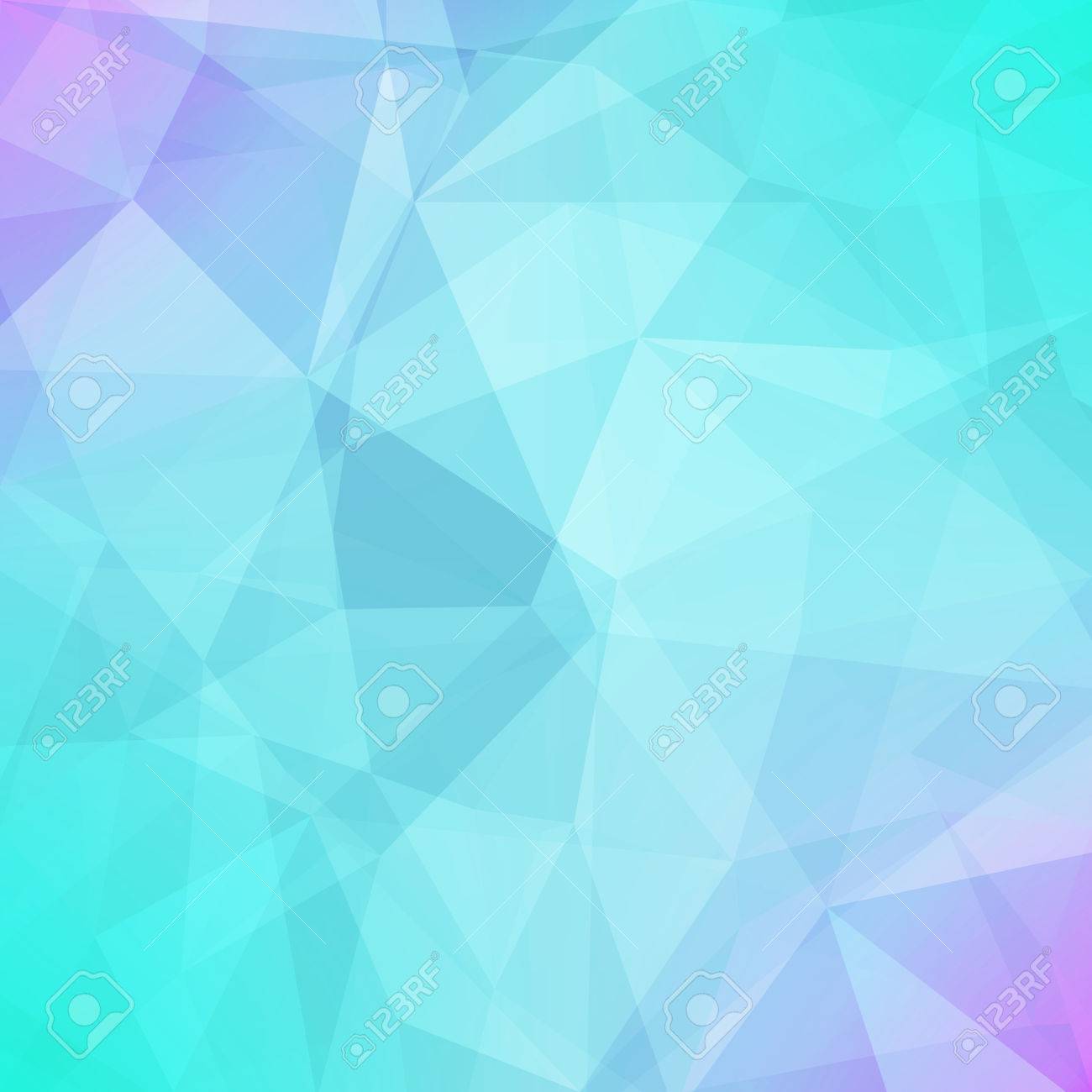 Gradient Abstract Square Triangle Background Cool Ice Colored