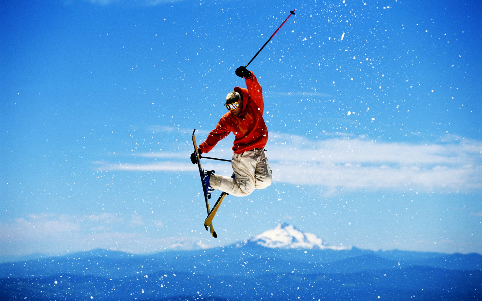 Skiing Winter Sports HD Wallpaper