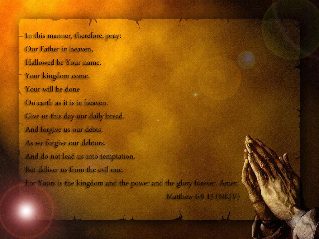 Lords Prayer Wallpaper