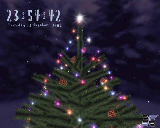 3d Fairytale Christmas Tree Screensaver Png