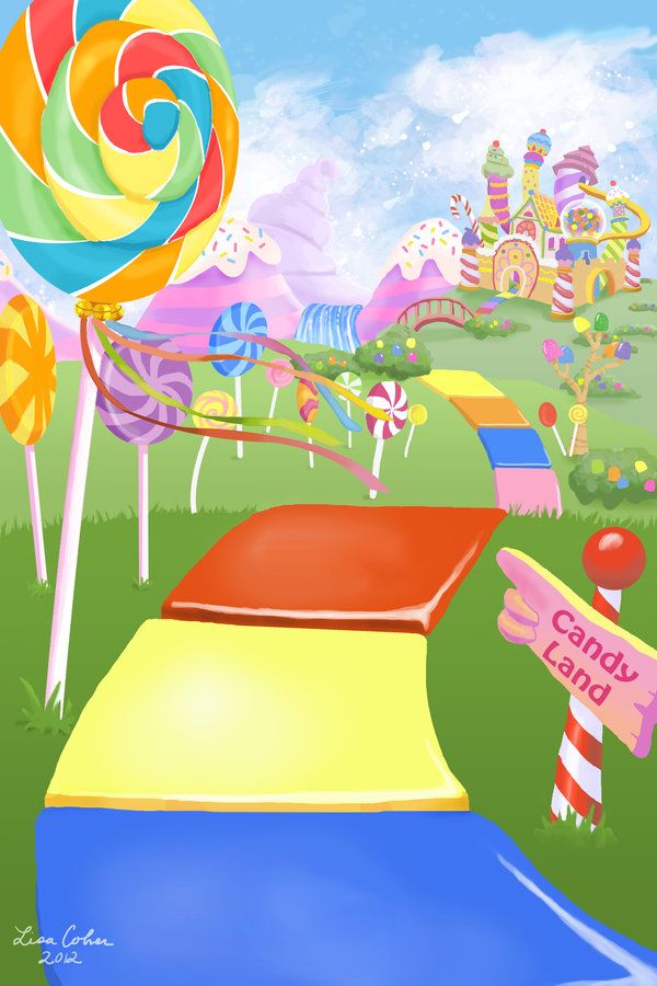 Candyland Background Candy Land By