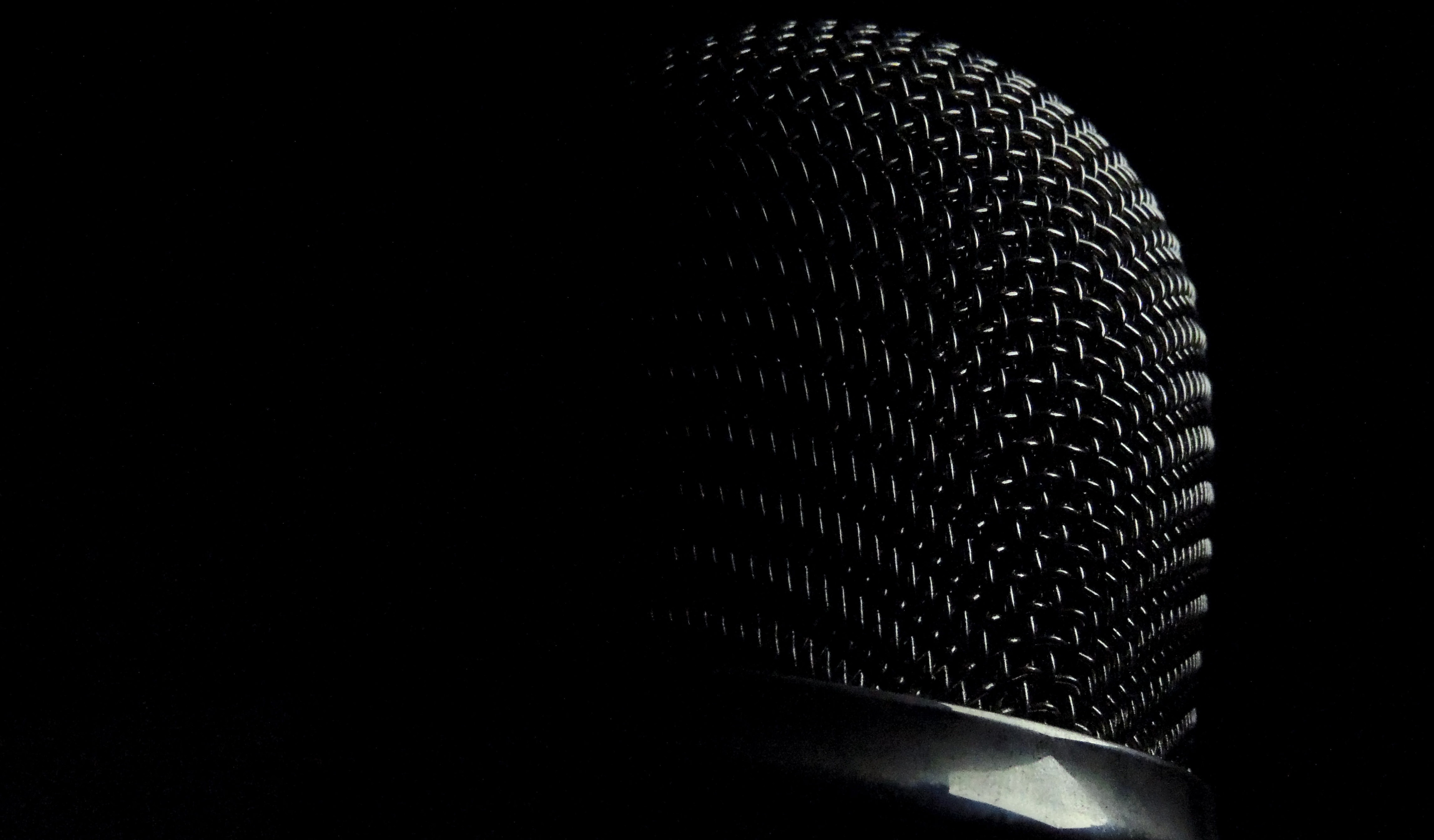 Microphone Close Up 4k Ultra HD Desktop Wallpaper